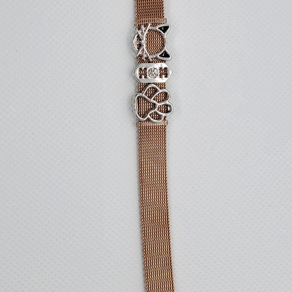 5 ⭐ rated💗 Rose Gold/Silver Cat Mom Bracelet - Picture 6 of 7